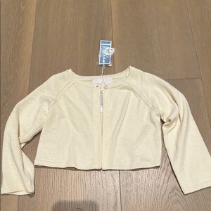 Cream Cardigan Sweater